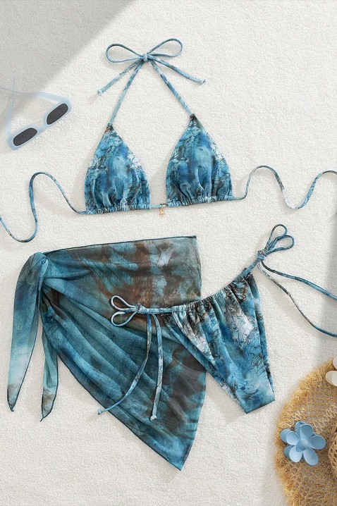 Komplet plażowy FRENILMA SKY, Kolor : chabrowy, IVET.PL - Modna odzież