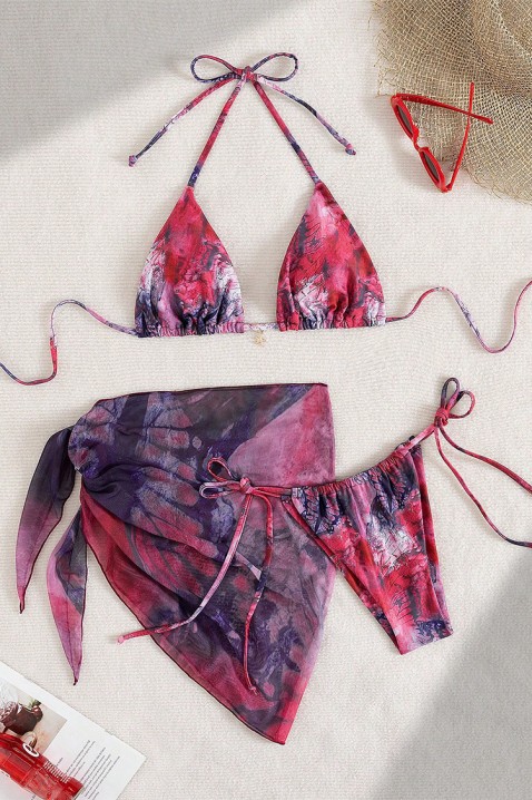 Komplet plażowy FRENILMA PINK, Kolor : różowy, IVET.PL - Modna odzież