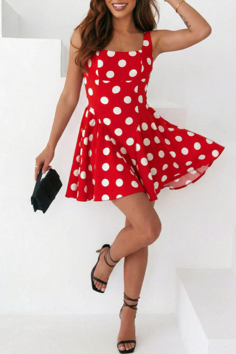 Sukienka LIVELDA RED, Kolor : czerwony, IVET.PL - Modna odzież