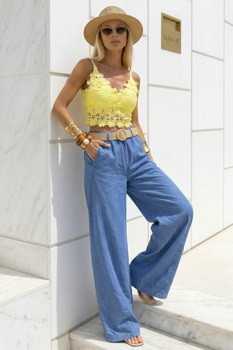 Jeansy GLOREDANA, Kolor : błękitny, IVET.PL - Modna odzież