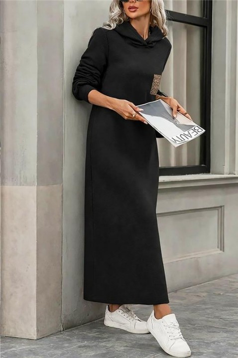 Sukienka ASEMDOLA, Kolor : czarny, IVET.PL - Modna odzież