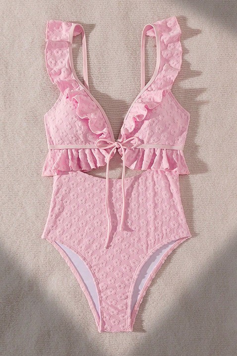 Kostium kąpielowy LEANOMA, Kolor : różowy, IVET.PL - Modna odzież