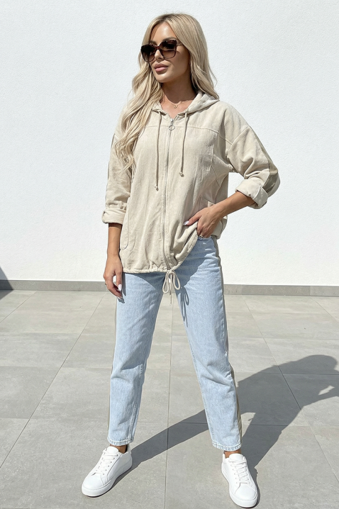 Kurtka VLONDELZA BEIGE, Kolor : pomarańczowy, IVET.PL - Modna odzież