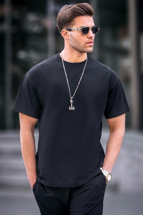 Koszulka LOMENZO BLACK, Kolor : czarny, IVET.PL - Modna odzież