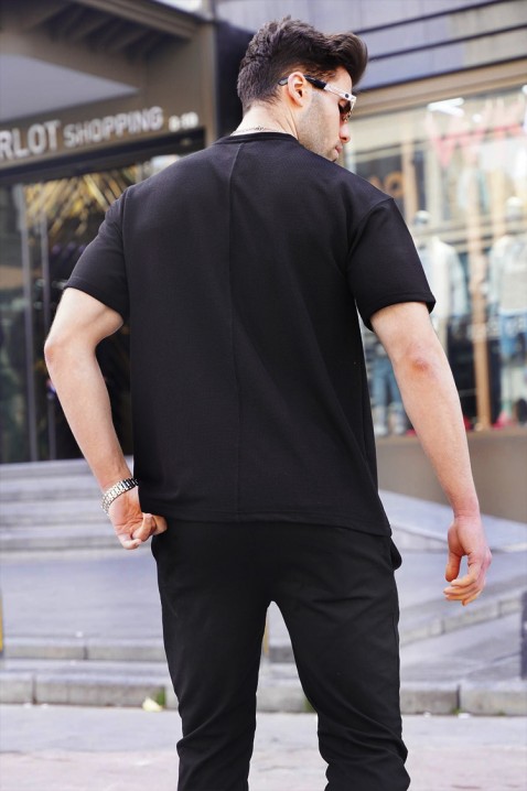 Koszulka LOMENZO BLACK, Kolor : czarny, IVET.PL - Modna odzież