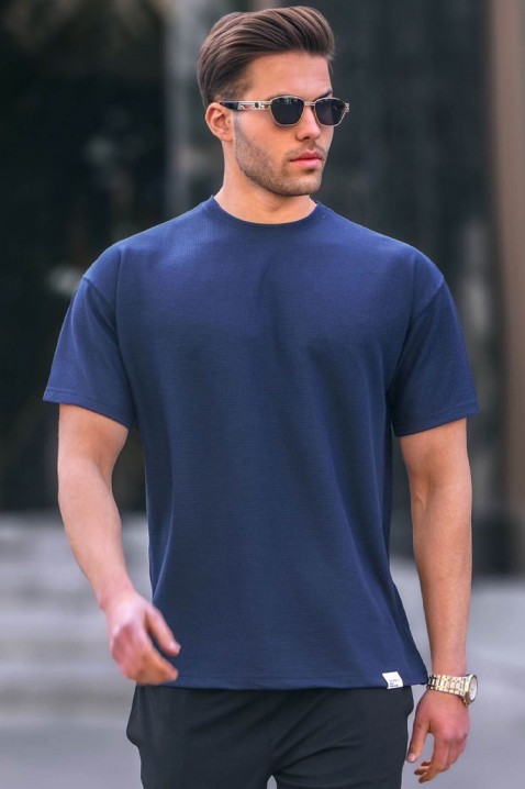 Koszula LOMENZO NAVY, Kolor : granatowy, IVET.PL - Modna odzież