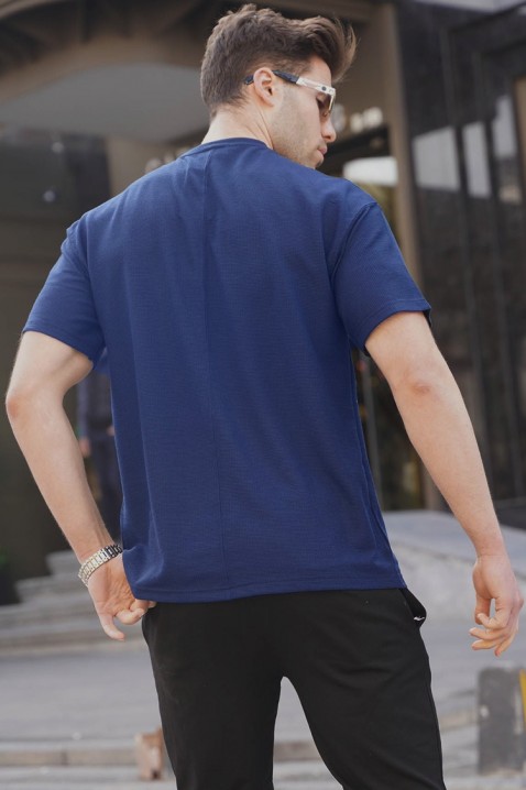 Koszula LOMENZO NAVY, Kolor : granatowy, IVET.PL - Modna odzież