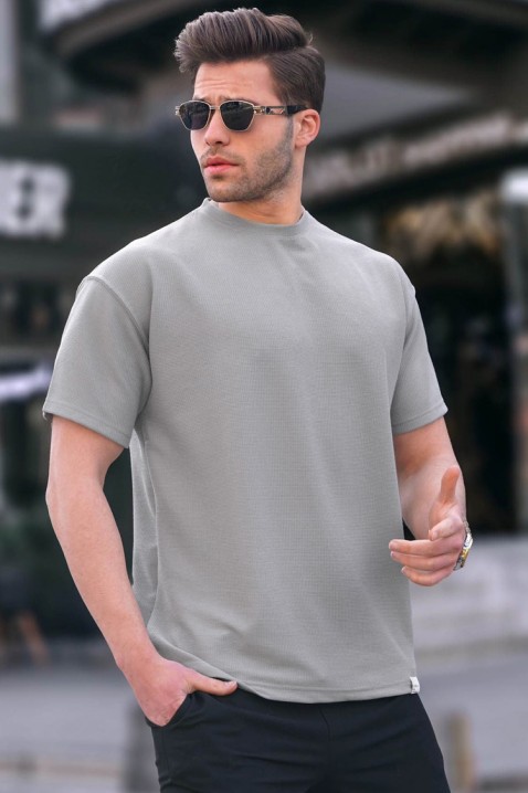 Koszulka LOMENZO GREY, Kolor : szary, IVET.PL - Modna odzież