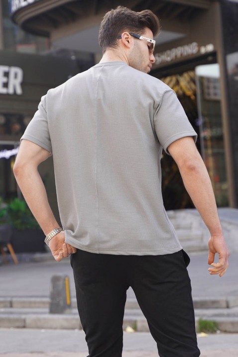 Koszulka LOMENZO GREY, Kolor : szary, IVET.PL - Modna odzież