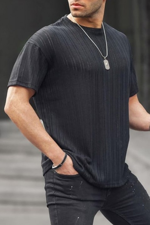 Koszulka LODELZO BLACK, Kolor : czarny, IVET.PL - Modna odzież