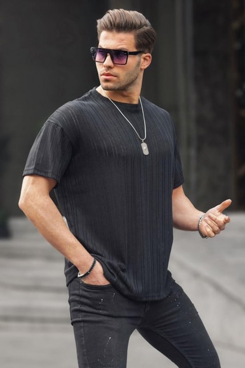 Koszulka LODELZO BLACK, Kolor : czarny, IVET.PL - Modna odzież