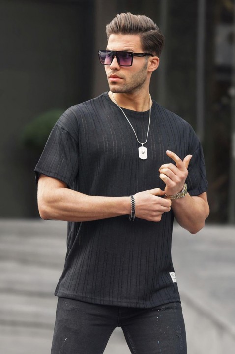 Koszulka LODELZO BLACK, Kolor : czarny, IVET.PL - Modna odzież