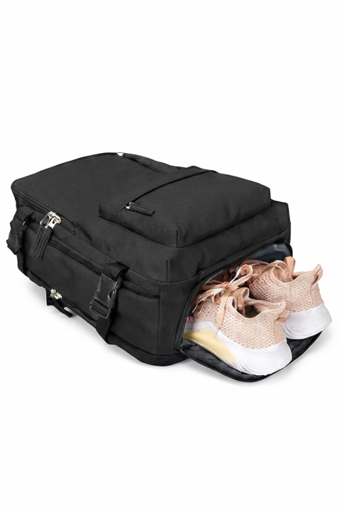 Plecak kabinowy ROLNEZA BLACK, Kolor : czarny, IVET.PL - Modna odzież