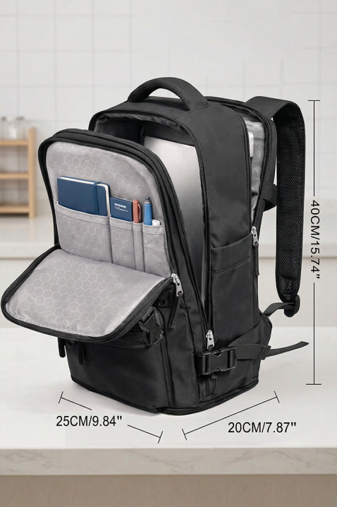 Plecak kabinowy ROLNEZA BLACK, Kolor : czarny, IVET.PL - Modna odzież