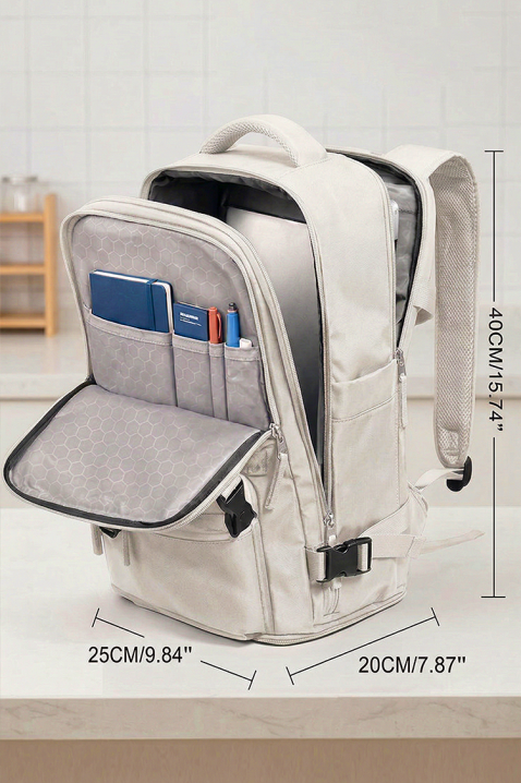 Plecak kabinowy RAYANAIR ROLNEZA ECRU, Kolor : ecru, IVET.PL - Modna odzież