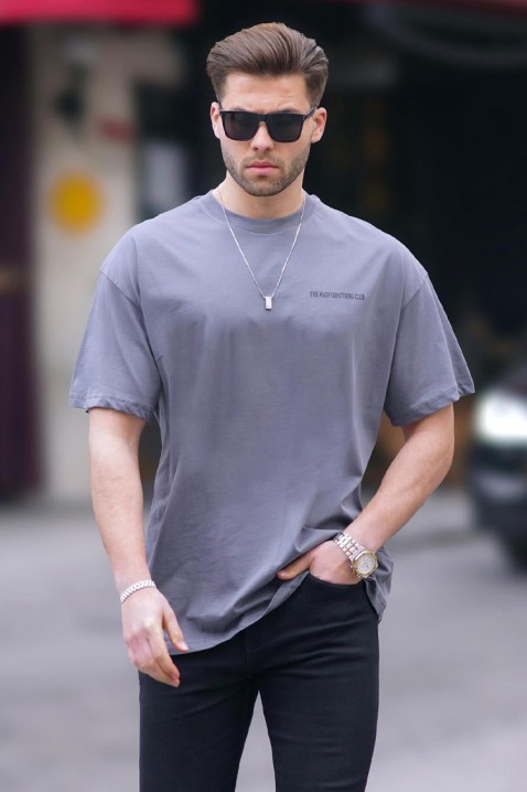 Koszulka MOLVENZO GREY, Kolor : szary, IVET.PL - Modna odzież