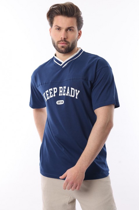 Koszulka FELONZO NAVY, Kolor : granatowy, IVET.PL - Modna odzież