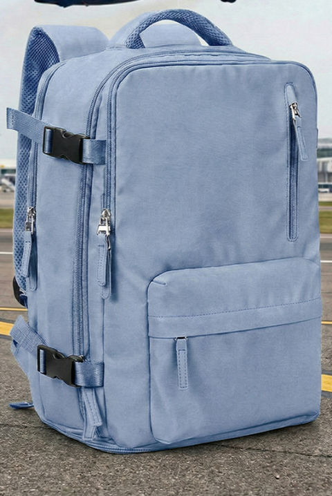 Plecak kabinowy ROLNEZA SKY – zgodny z wymogami Ryanair/Wizz Air, Kolor : błękitny, IVET.PL - Modna odzież