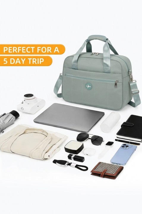 Torba podróżna WINDINZA MINT – zgodna z wymaganiami Ryanair/Wizz Air, Kolor : miętowy, IVET.PL - Modna odzież