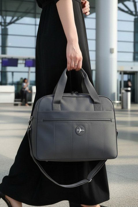 Torba podróżna WINDINZA GREY – zgodna z wymaganiami Ryanair/Wizz Air, Kolor : szary, IVET.PL - Modna odzież