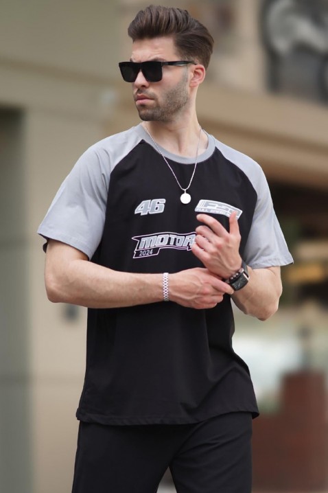 Koszulka RELONDO BLACK, Kolor : czarny, IVET.PL - Modna odzież