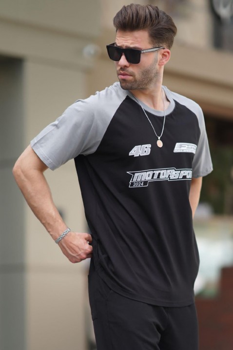 Koszulka RELONDO BLACK, Kolor : czarny, IVET.PL - Modna odzież