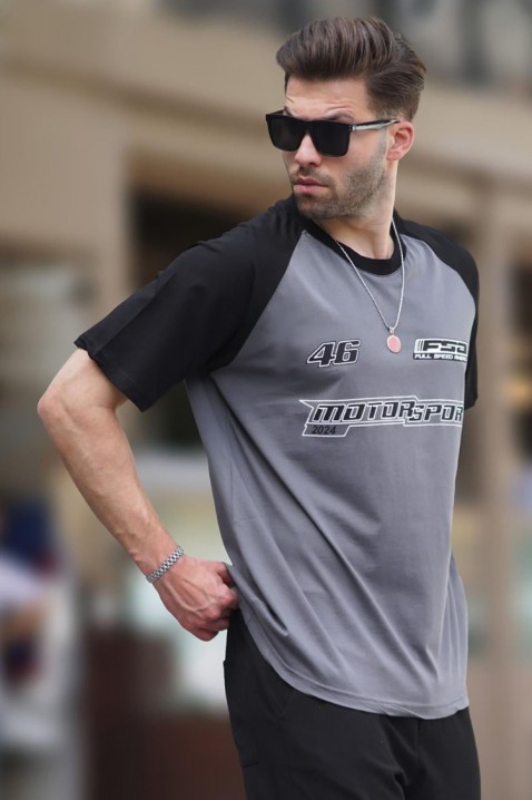 Koszulka RELONDO GREY, Kolor : szary, IVET.PL - Modna odzież