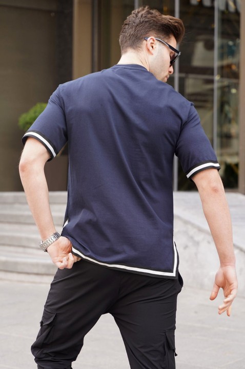 Koszulka VLOMENZO NAVY, Kolor : granatowy, IVET.PL - Modna odzież