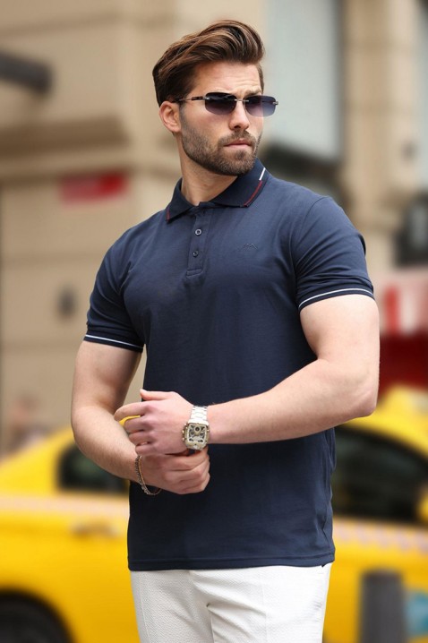 Koszulka RILONZO NAVY, Kolor : granatowy, IVET.PL - Modna odzież