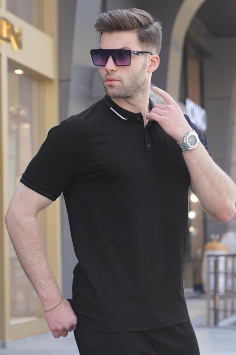 Koszulka RILONZO BLACK, Kolor : czarny, IVET.PL - Modna odzież