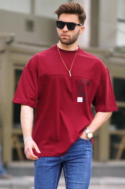 Koszulka MARTILZO BORDO, Kolor : bordowy, IVET.PL - Modna odzież