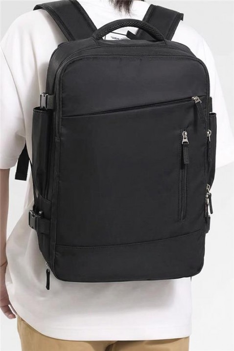 Plecak podróżny WINZONA BLACK – zgodny z wymogami Ryanair/Wizz Air, Kolor : czarny, IVET.PL - Modna odzież