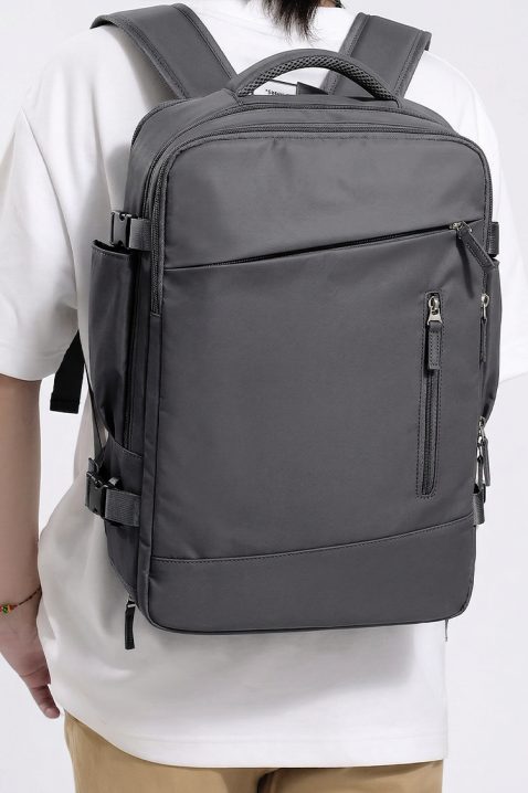 Plecak podróżny WINZONA GREY – zgodny z wymogami Ryanair/Wizz Air, Kolor : szary, IVET.PL - Modna odzież