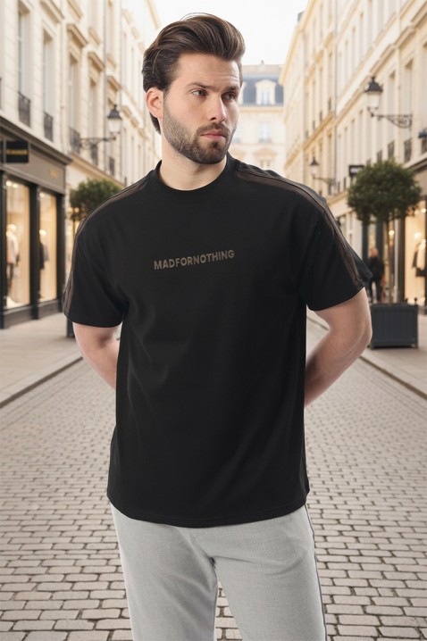 Koszulka CHARLONZO BLACK, Kolor : czarny, IVET.PL - Modna odzież