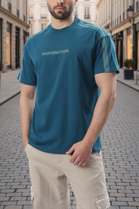 Koszulka CHARLONZO PETROL, Kolor : petrol, IVET.PL - Modna odzież