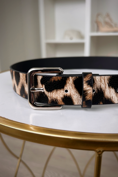 Pasek ZAVONIA, Kolor : panterka, IVET.PL - Modna odzież