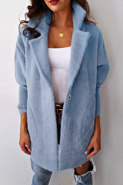 Narzutka damska LIORMEA SKY, Kolor : błękitny, IVET.PL - Modna odzież