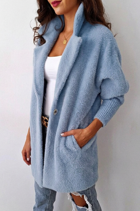 Narzutka damska LIORMEA SKY, Kolor : błękitny, IVET.PL - Modna odzież