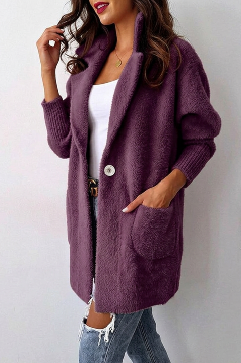 Narzutka damska LIORMEA LILA, Kolor : fioletowy, IVET.PL - Modna odzież