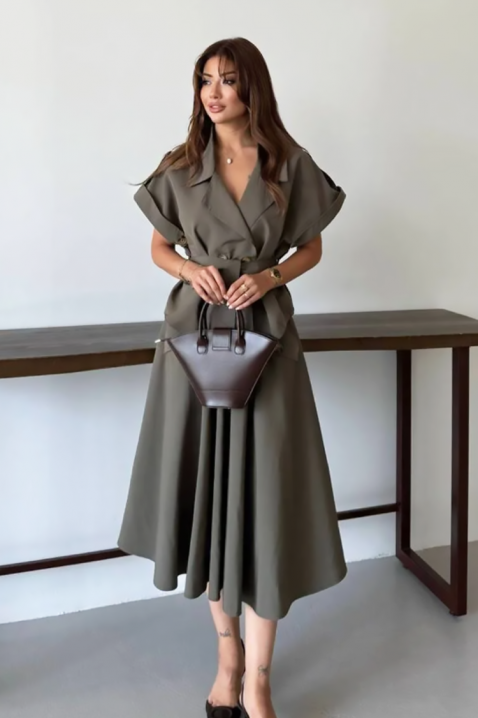 Komplet TRINELZA, Kolor : khaki, IVET.PL - Modna odzież