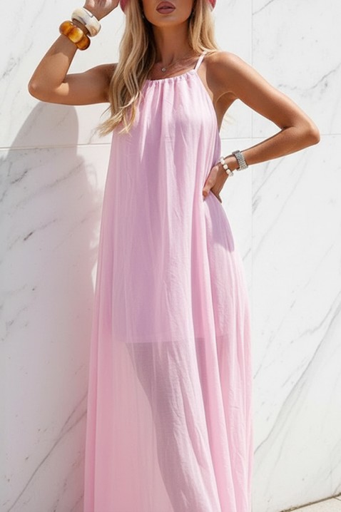 Sukienka LONZELA PUDRA, Kolor : pudrowy róż, IVET.PL - Modna odzież