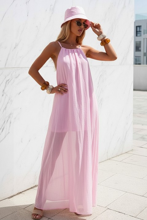 Sukienka LONZELA PUDRA, Kolor : pudrowy róż, IVET.PL - Modna odzież