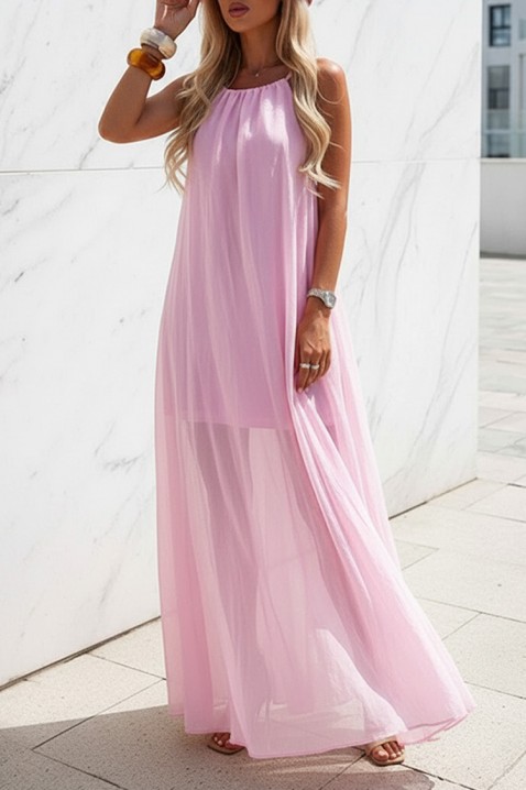 Sukienka LONZELA PUDRA, Kolor : pudrowy róż, IVET.PL - Modna odzież