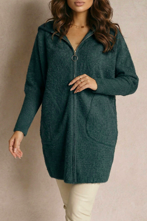 Narzutka ERNIOFA PETROL, Kolor : petrol, IVET.PL - Modna odzież