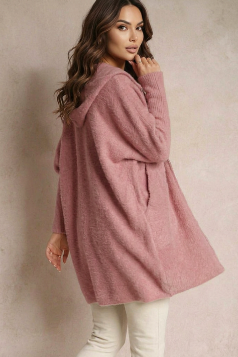 Narzutka ERNIOFA PUDRA, Kolor : pudrowy róż, IVET.PL - Modna odzież