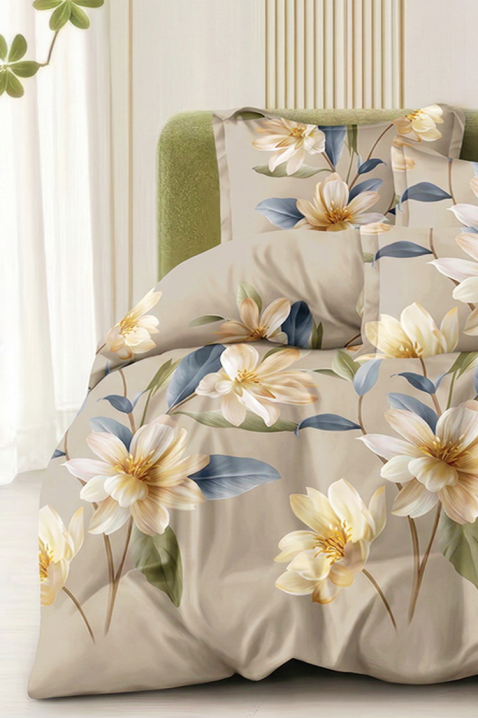 Komplet pościeli MIOGENY 160x200 cm, bawełniany, 3 - elementowy, Kolor : wielokolorowy, IVET.PL - Modna odzież