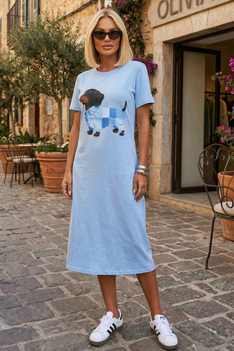 Sukienka BELIOLA SKY, Kolor : błękitny, IVET.PL - Modna odzież