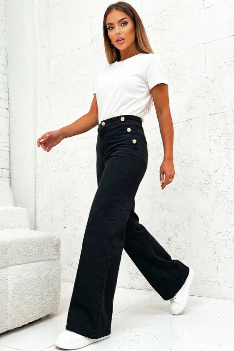 Jeansy ZERDILMA BLACK, Kolor : czarny, IVET.PL - Modna odzież