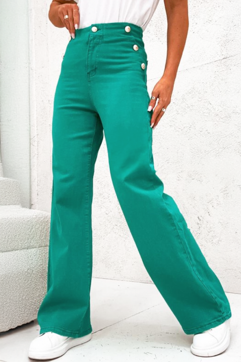 Jeansy ZERDILMA GREEN, Kolor : zielony, IVET.PL - Modna odzież