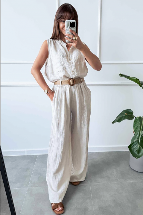 Komplet DANOLZA WHITE, Kolor : biały, IVET.PL - Modna odzież